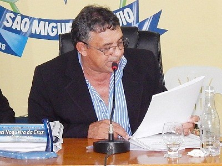 Presidente da Câmara Municipal, Djaci Nogueira (PTB)
