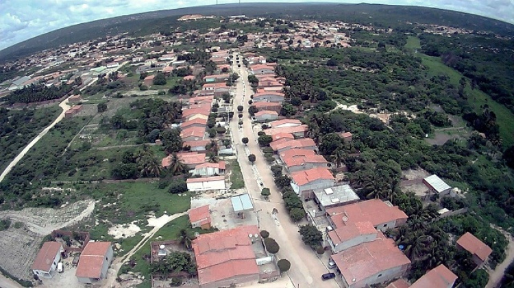 Imagem aérea da cidade de Assunção do Piauí