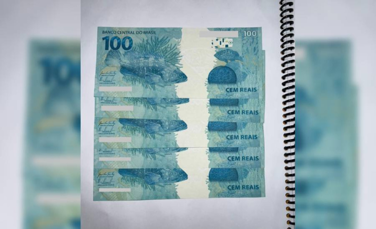 Homem é preso pela PF após receber R$ 500 em notas falsas através dos Correios em Teresina /Divulgação    