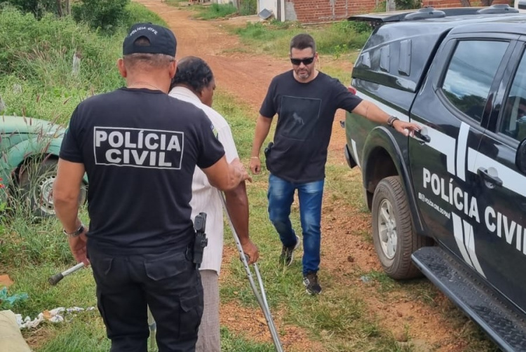 Idoso condenado por estupro contra a própria sobrinha é preso pela polícia no Piauí /Reprodução