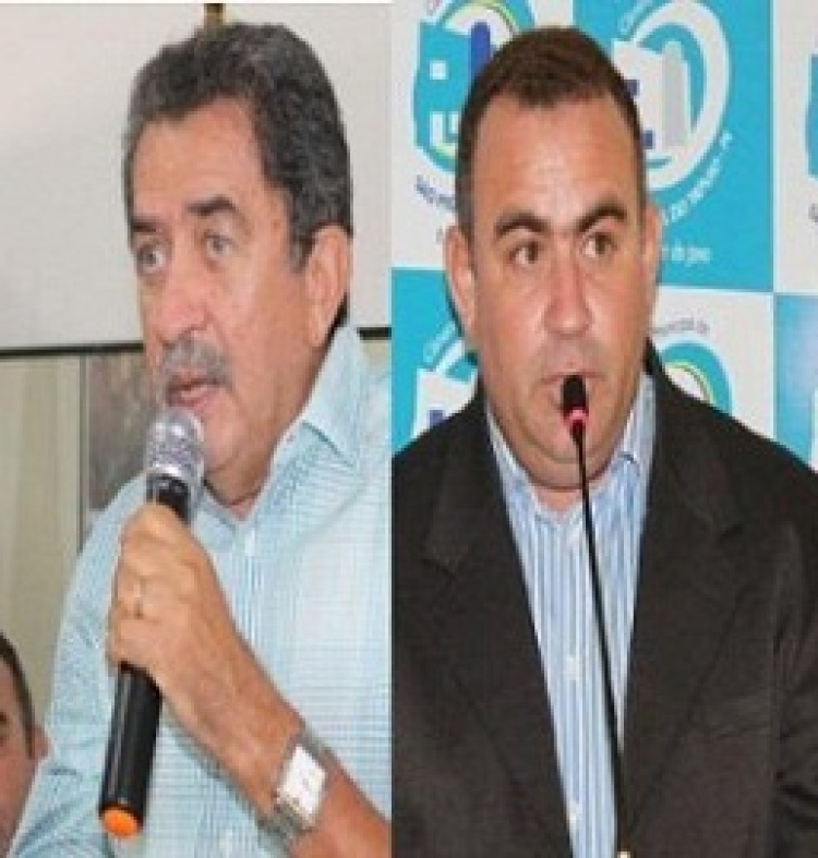 Prefeito municipal e o presidente da Câmara 