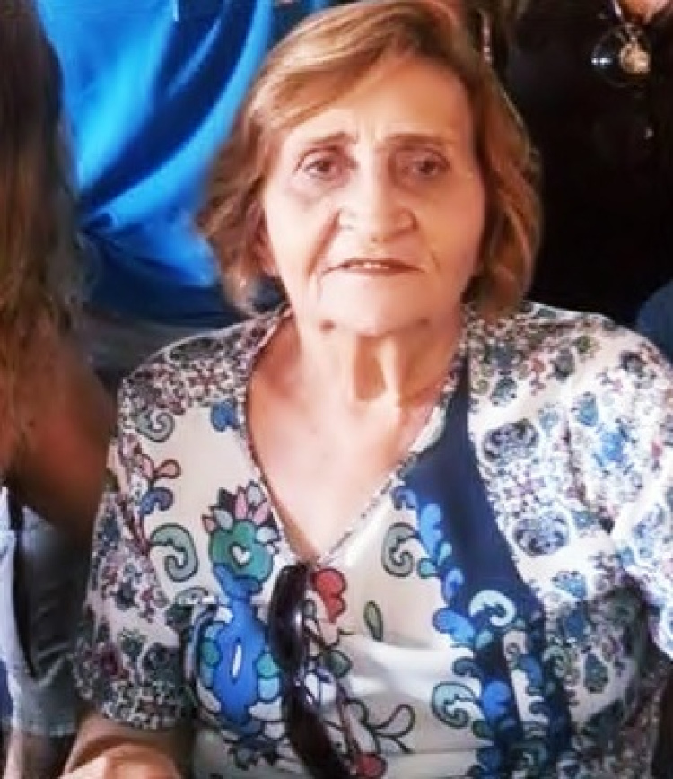 Dona Marli, neta de Manoel Evaristo 