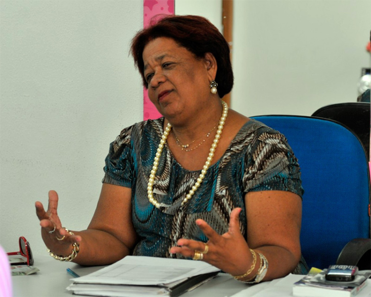 A delegada Vilma Alves, da Delegacia da Mulher Centro (Foto: Elias Fontinele / Arquivo O DIA)