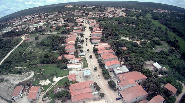 (Vista aérea da cidade de Assunção do Piauí)