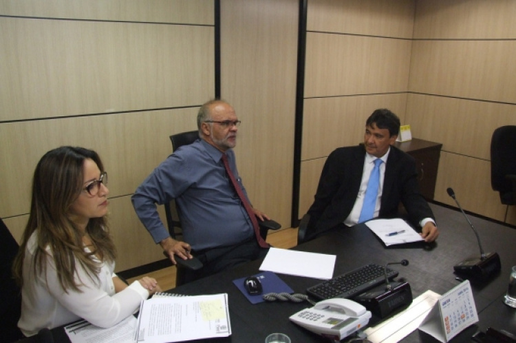 Audiência com o secretário executivo do Ministério da Educação, Luiz Cláudio Costa. (Foto:Ascom Seduc) 