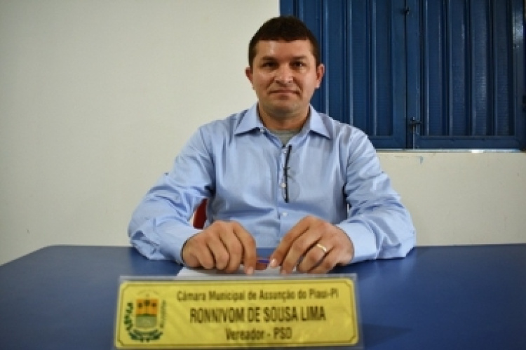 vereador  Ronnivom (PSD)/Foto: Valter Lima 