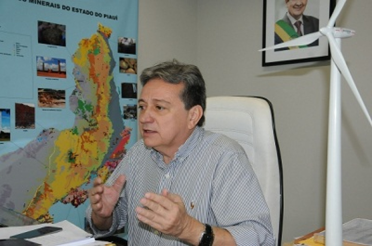 Secretário da Mineração, Luiz Coelho. (Foto:Jardenya Bezerra) 