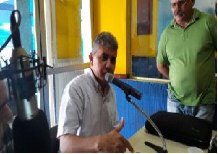 Prefeito Paulo Martins , em entrevista de rádio 