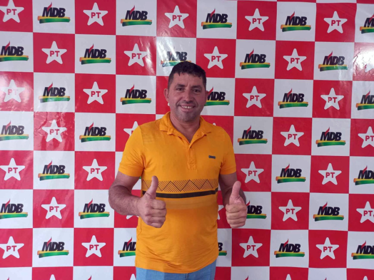 Senivaldo Domingos Martins, o Valdinho “Macaxeira” (PT), candidato a vereador Assunção do Piauí/Tapuio Notícias.  