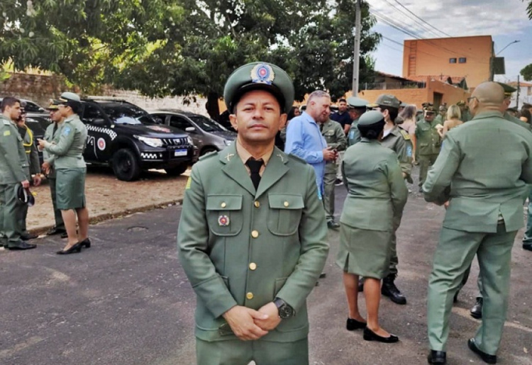 Capitão João da Cruz de Aragão. agora Major da PMP/Divulgação 