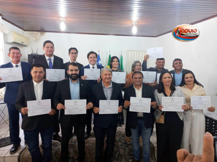 Diplomação dos eleitos em São Miguel do Tapuio/Foto: Jornalista Valter Lima 