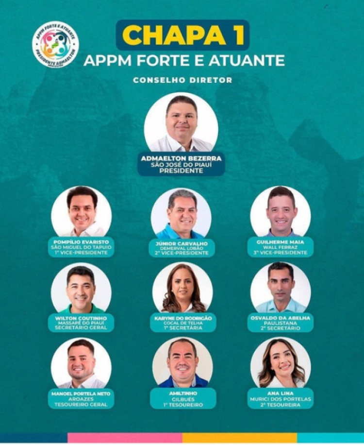 Admaelton Bezerra será candidato único à presidência da APPM biênio 2025–2026