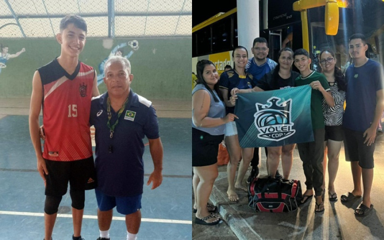 Jovem de Castelo do Piauí é Pré-Selecionado para a Seleção Piauiense de Voleibol Sub-16