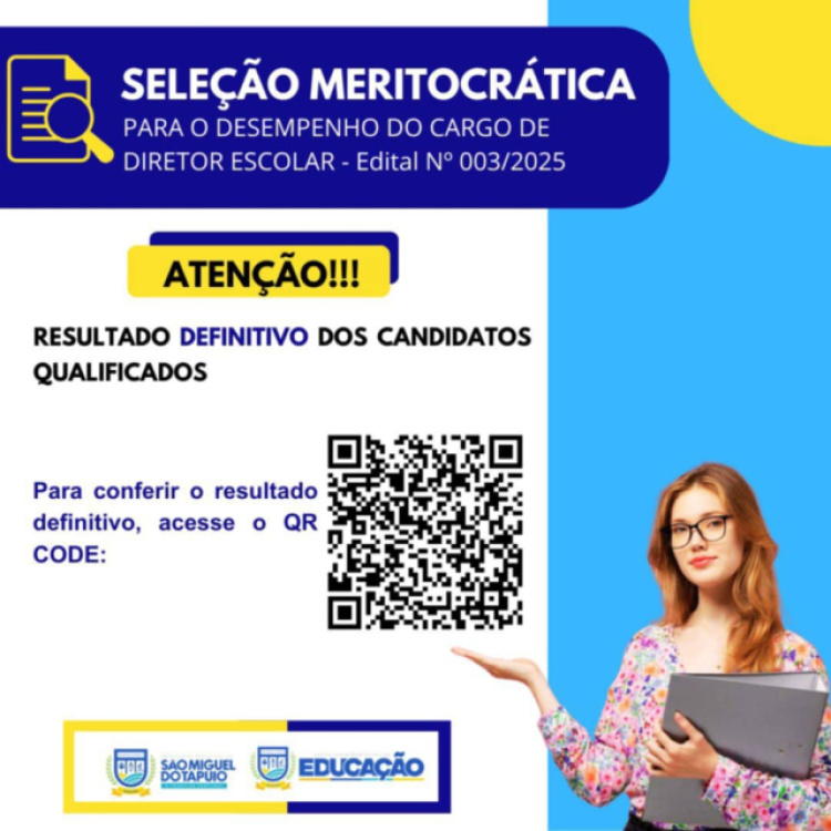 Para acessar a lista completa dos interessados qualificados, utilize o QR code disponível no card, aqui!