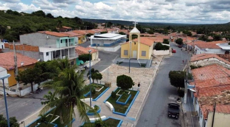 Imagem aérea da cidade de Assunção do Piauí/Foto: Reprodução 